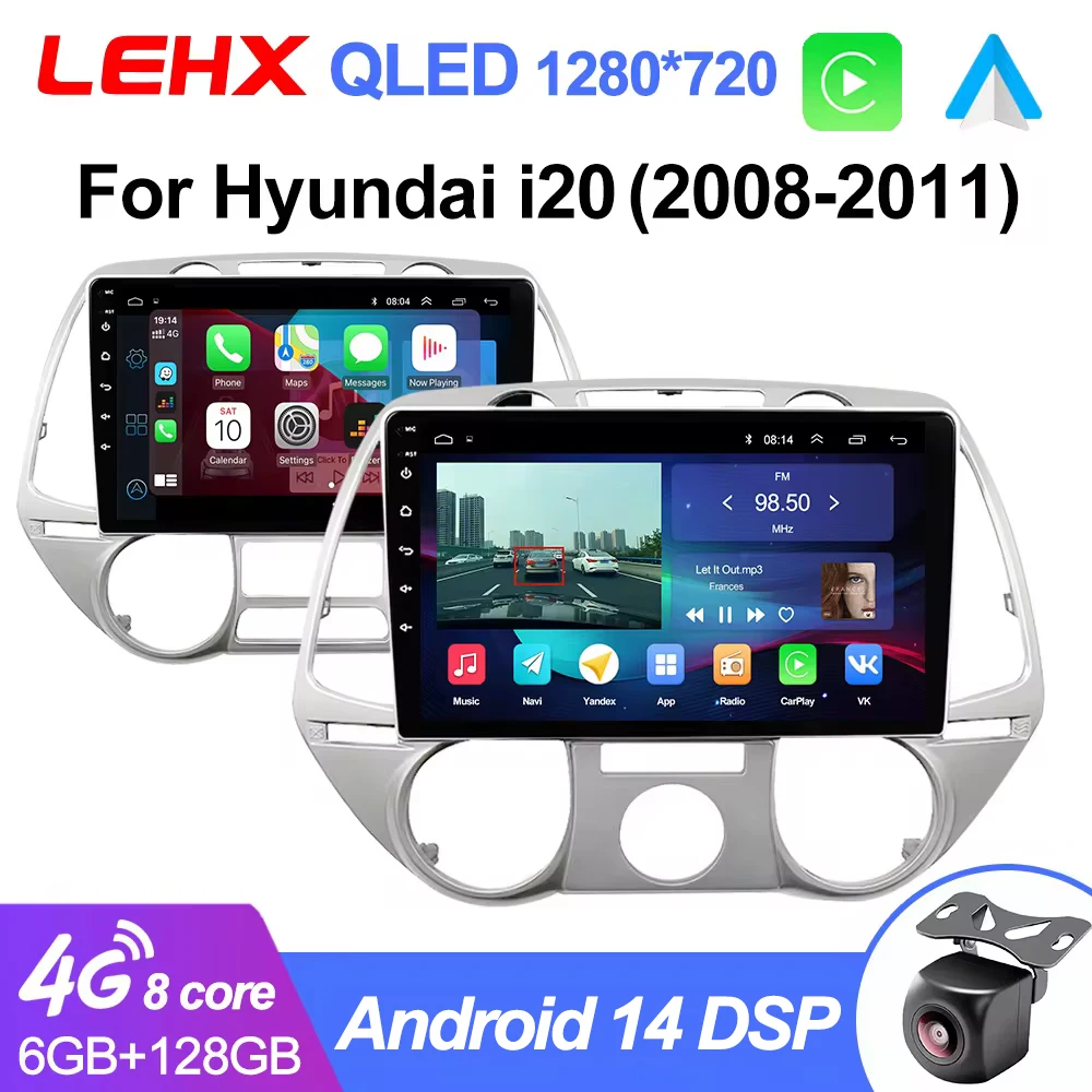 Hyundai i20 2011 Multimedya için En İyi Android 14 Oto Radyosu: LEHX L6Pro 2 Din Detaylı Değerlendirme