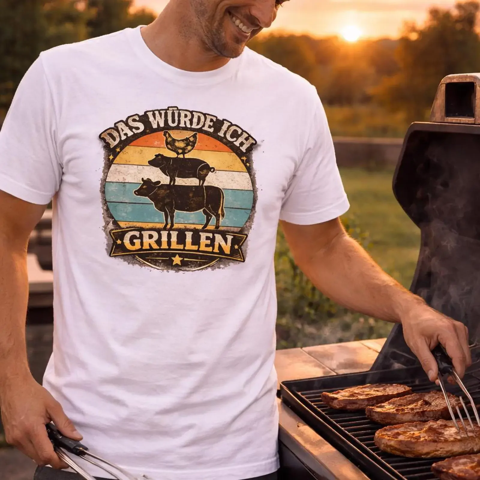 That amp 39 s me grilling shirt Funny BBQ grill master gift vintage Washed graphic Unisex fashion Soft Comfortable