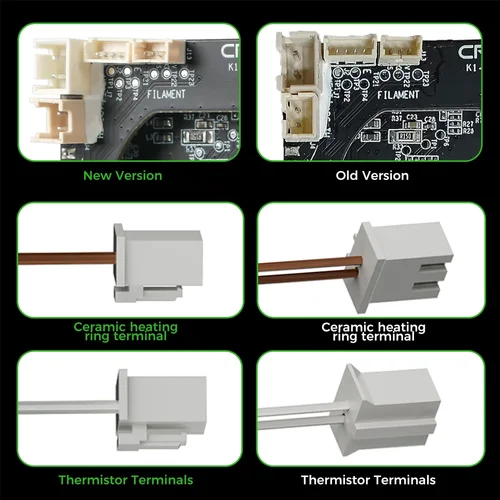Imagen 2 del producto Creality PCBA_G_K1-MAX/K1_T9_GD32F303CBT6 NOZZLE-C-V13 placa adaptadora nueva versión conjunto Original reemplazar piezas de impresora 3d para K1