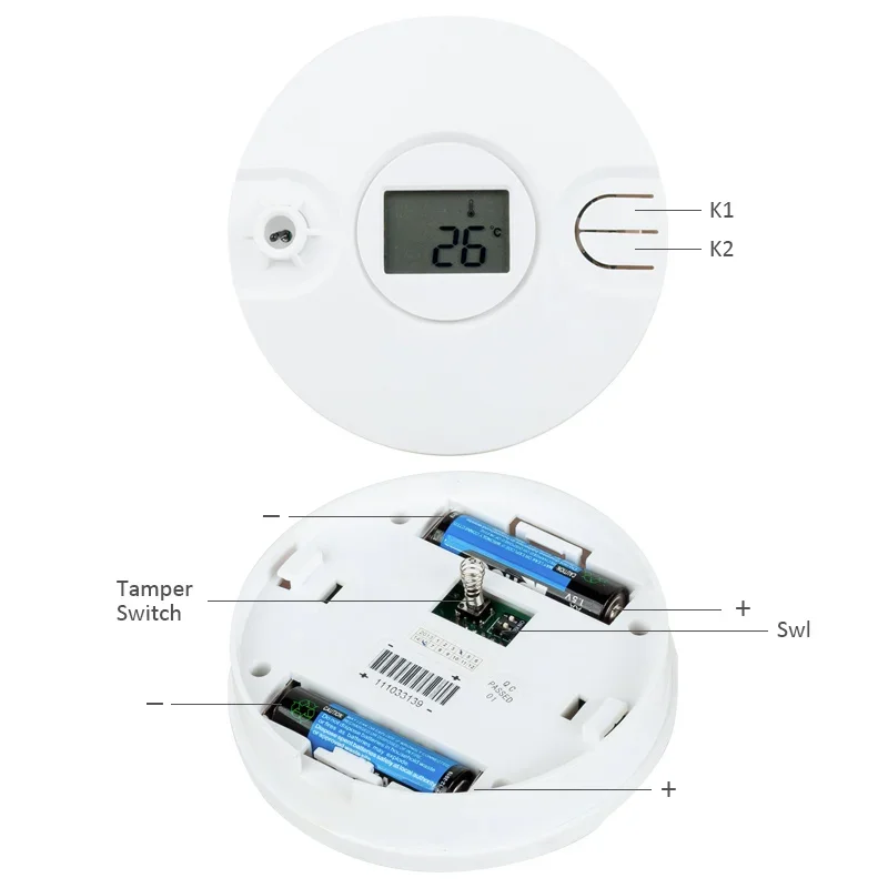 868MHz Heat Sensor Temperature Thermal Detector for Focus GSM Security Alarm System HA-VGW, ST-VGT, ST-IIIB