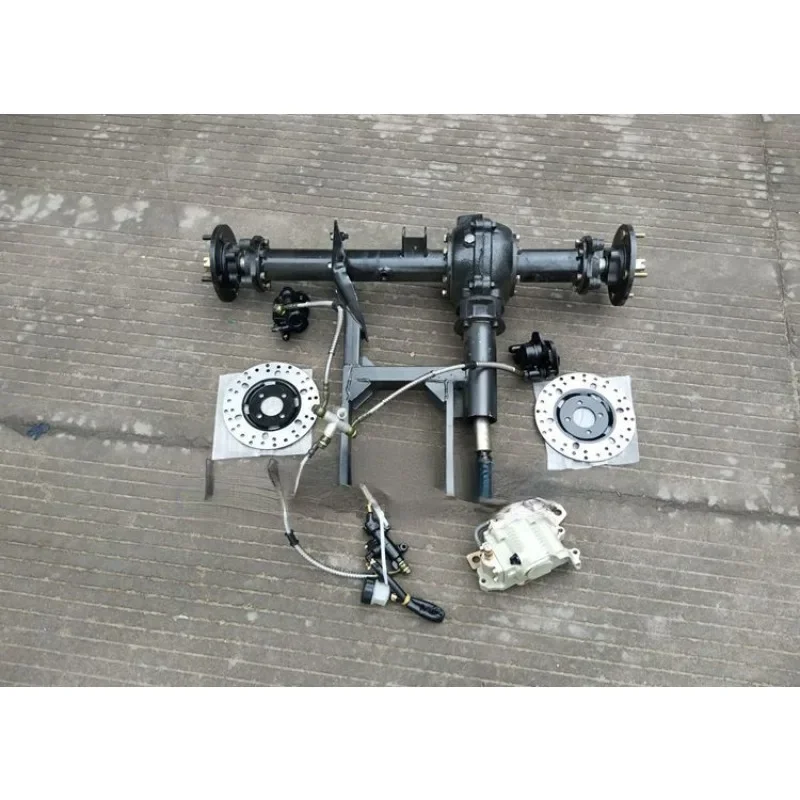 Four-Wheel ATV Modification Accessories Suspension Small Big Bull Shaft Drive Differential Rear Axle Disc Brake a Rear Axle