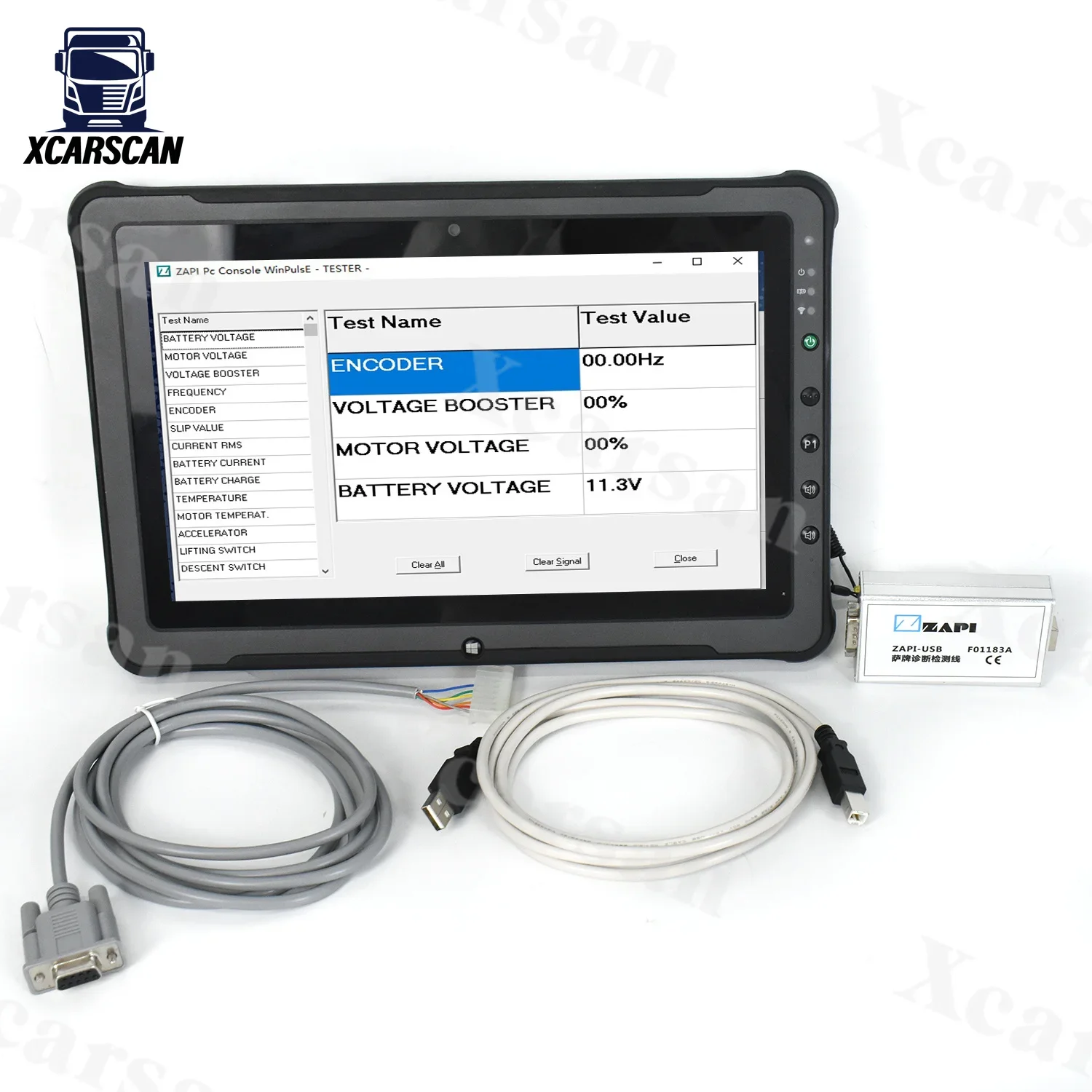 Getac F110 Tablet For ZAPI-USB electric controller diagnostic tools programmer ZAPI F01183A data cable zapi console software