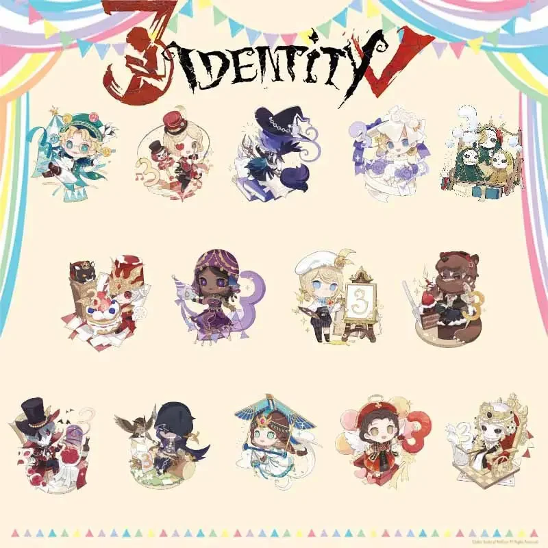 Game Identity V Acrylic Stand Figure Doll Anime Naib Subedar Emma Woods Emily Dyer Keychain Keyring Pendant for Gift