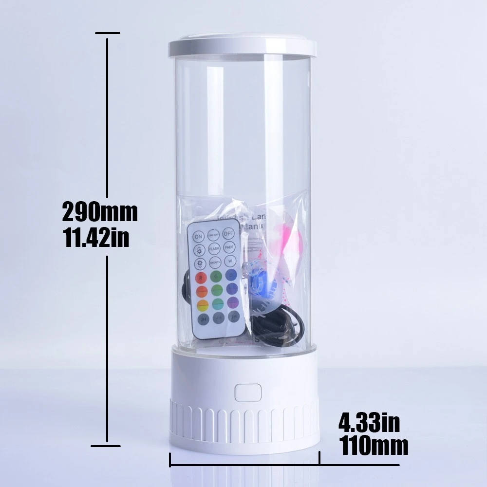 LED RGB Quallen-Lampe Kreative Stimmungsbeleuchtung für Zuhause Schlafzimmer Wohnzimmer Büro Atmosphärische Beleuchtung