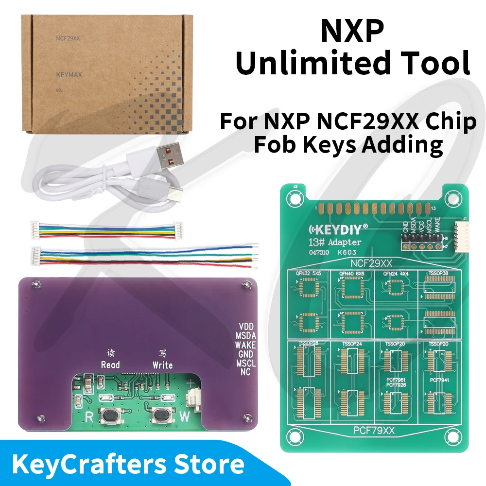 KC KEYMAX NXP Unlimited Tool For NXP Killer NCF29XX Chip Car Key Add For BMW/Cadillac/Dodge/Peugeot/Toyota/Hyundai/Kia and More - view 2