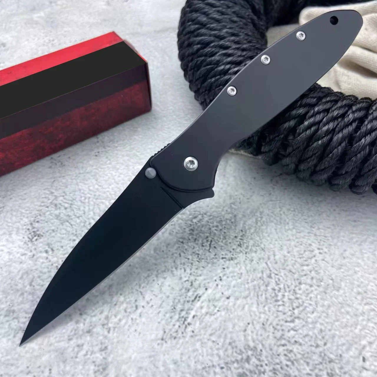 

Newest 1660OR Assisted Flipper Folding Knife Bead Blast Plain Blade Stainless Steel Handles Camping Hunting Survival Knives