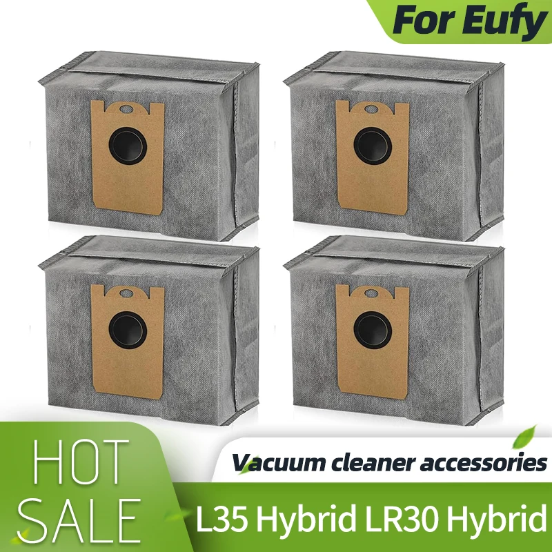 

Мешки для пыли для Eufy Robovac L35 Hybrid LR30 Hybrid LR20, автоматическая пустая станция, с аксессуарами из ткани с активированным углем