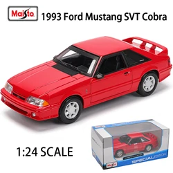 Maisto 1:24 1993 Ford Mustang SVT Cobra alloy car model handicraft decoration collection toy tool gift die-casting