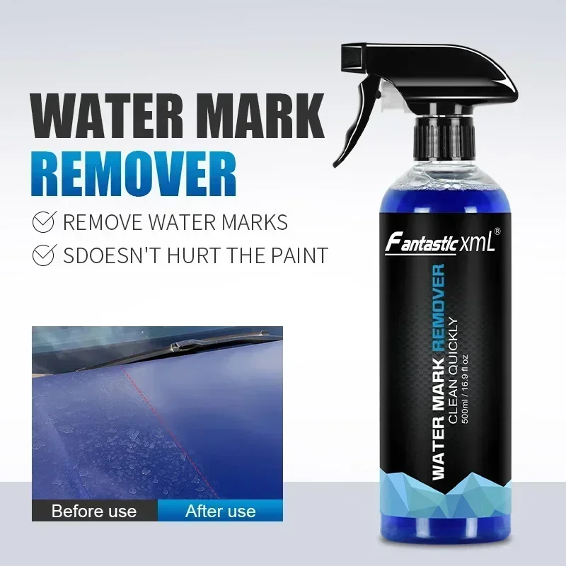 Muli-function 500ML Water Mark Remover Spray for Cars Care Automotive Paint Surface Exterior Cleaning Remove Stubborn Stains