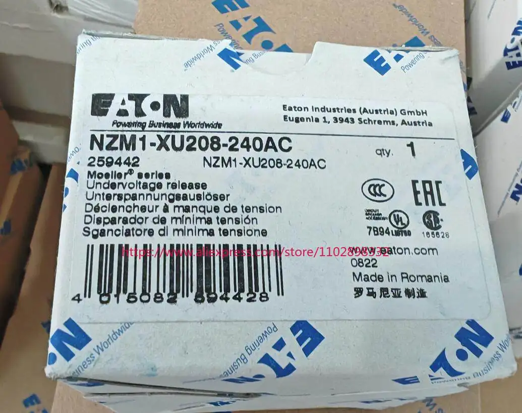 

NZM1-XU208-240AC новый и оригинальный