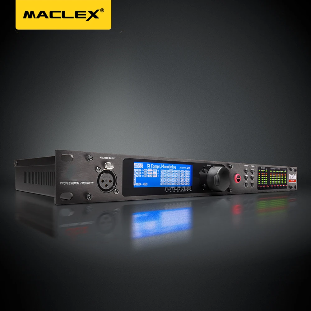 Maclex PA2/VENU360 2 Eingang 6 Ausgang Bühne Prozessor Original Software Pro Audio Fahrer Rack Professionelle Lautsprecher Audio Prozessor