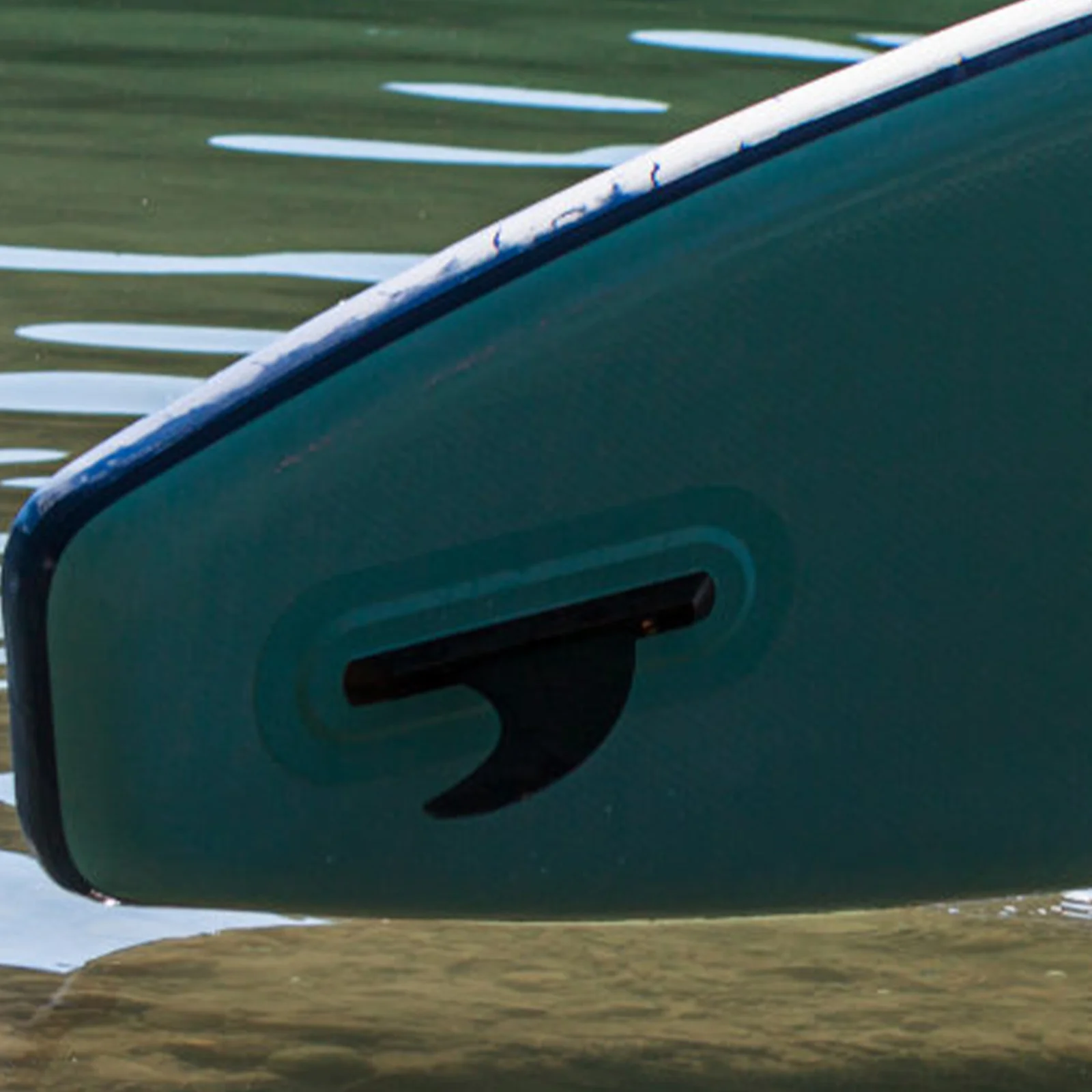 Surfing Paddle Board Fins Detachable Tail Fin Rubber Inflatable Boat Surfboard Accessory Medium Template Easy Pivoting