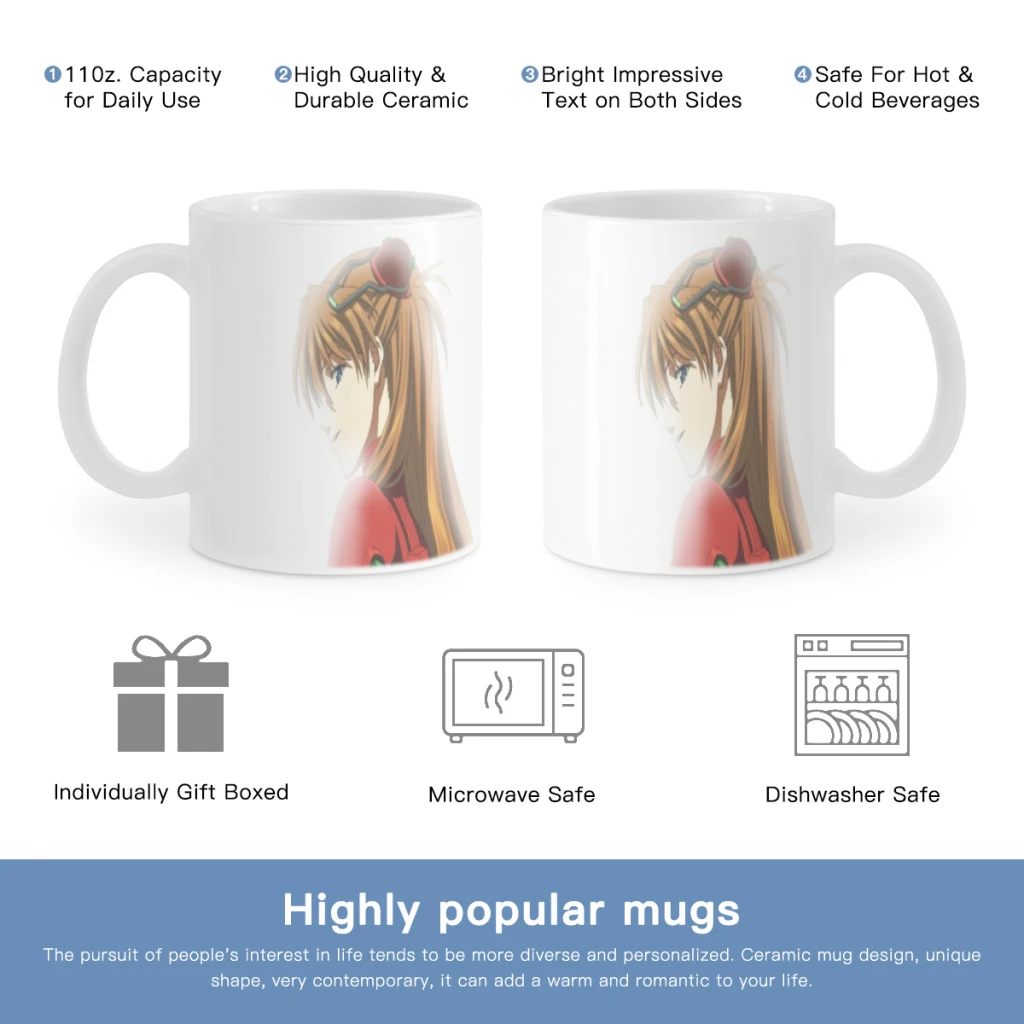 G-Genesis E-Evangelion Eva Free shipping Coffee Mug Custom Tea Cup Black Milk Beer Mugs Lovers Friends Gifts