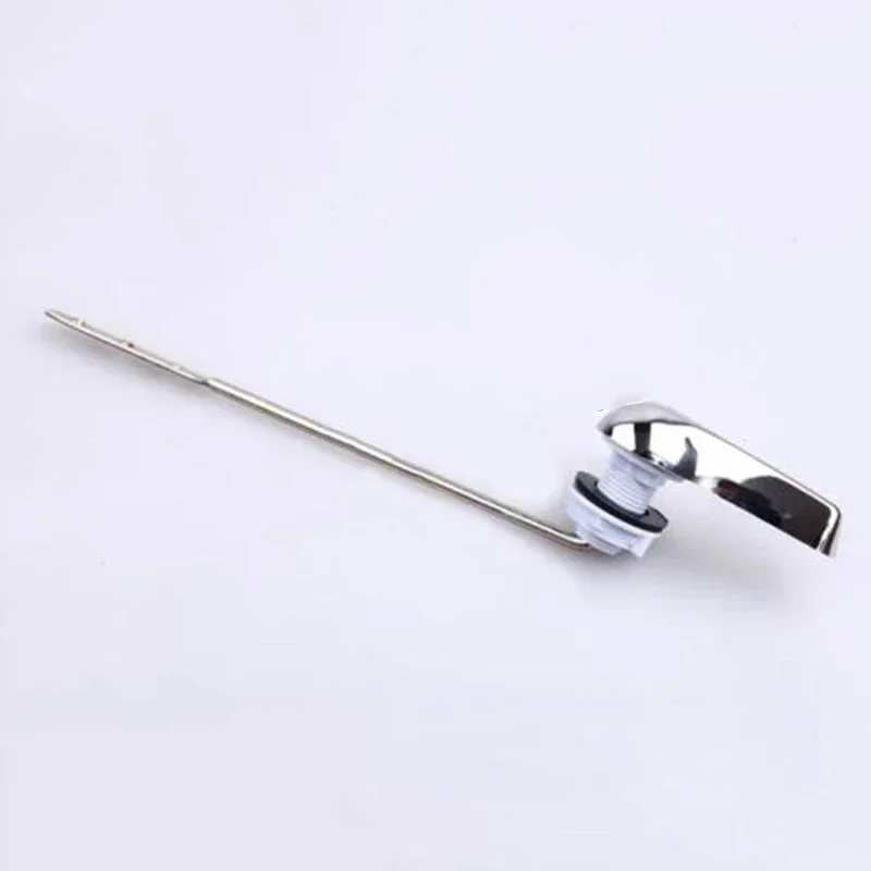 Toilet Tank Flush Lever Chrome Finish Toilet Handle Wrench Fits Most  Toilets Water Tank Accessory Bathroom Tools