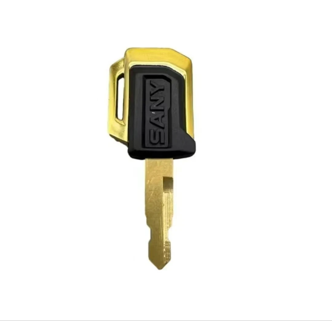 

10PCS for SY55 SY60 SY75 SY135 SY215 open door Ignition Keys excavator car accessories original new tuhao gold key
