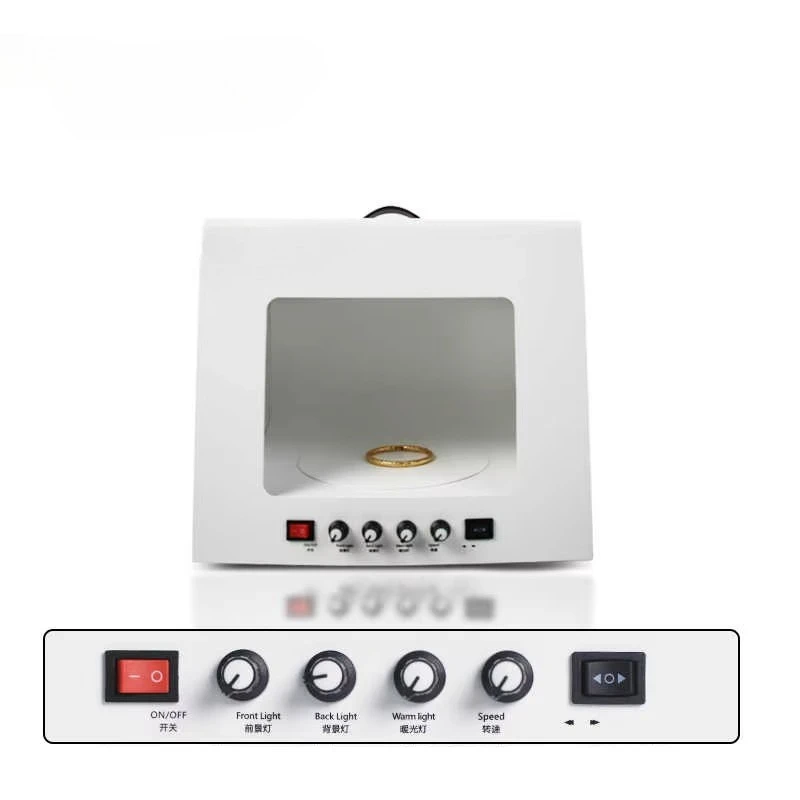 20cm Small Shadowless Light Box Portable Photo Fill Light Portable Jewelry Gem Photography Led Light Box