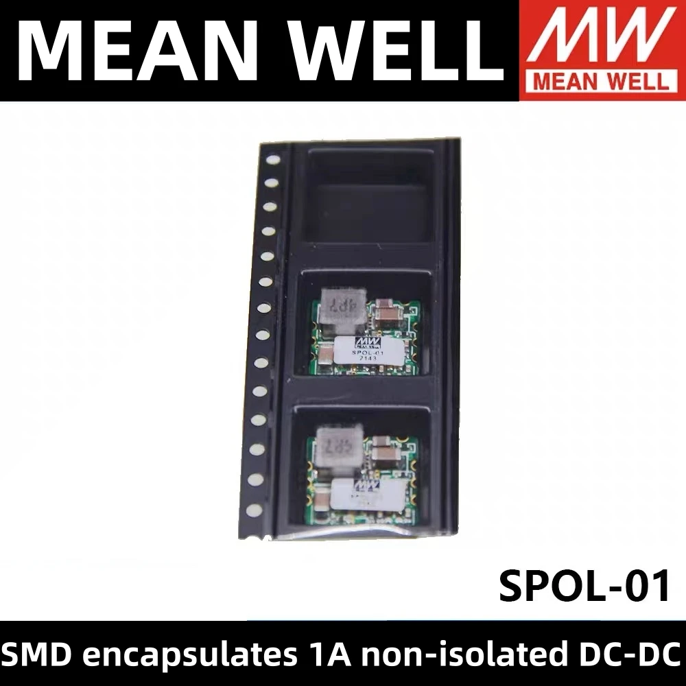 SPOL-01 MEAN WELL Power Supply 1A Non-isolated PoL module DC-DC regulator SMD package