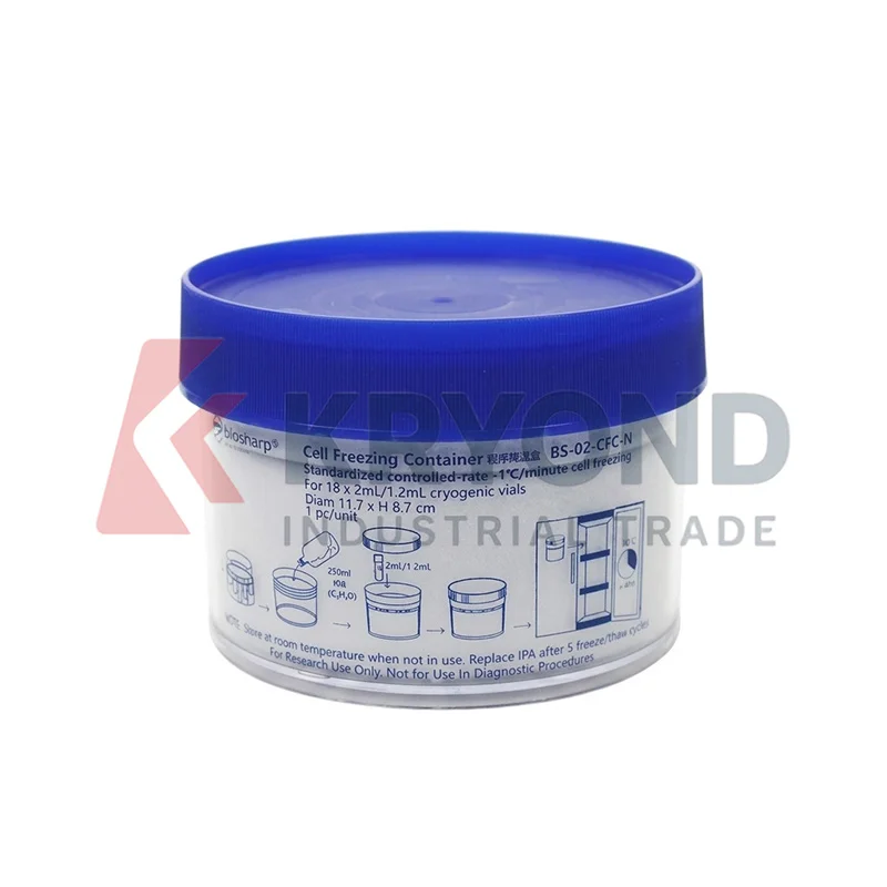 Generic 2mL 5mL Cell Freezing Container Programmed Cooling Box Cryopreservation Recovery Tool Sample Storage Lab Product 1Pack