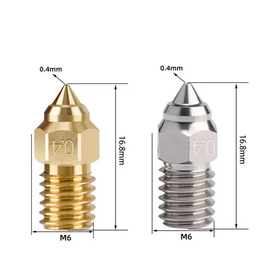 For Ender 3 V3 SE Nozzle CHT Brass Clone Hardened Nozzles For Ender 7 Ender 5 S1 Series Extruder Nozzle High Flow
