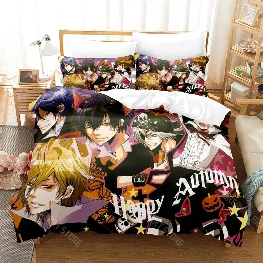 3D Printed HITMAN Anime REBORN Bedding Set for Boys Girls Duvet Cover Pillowcase Twin Queen King Full Single Double Sizes