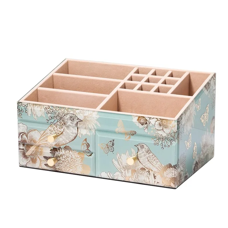 Premium Cosmetics Lipstick Storage Box Desktop Dresser Skin Care Shelf Organizing Box Drawer Box