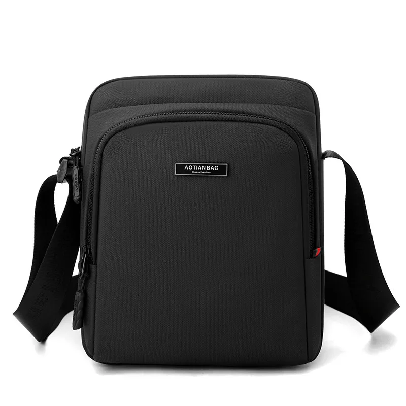 

Мужская сумка через плечо AOTIAN в простом повседневном стиле, легкая и универсальная, для работы, поездок и путешествий, маленькая сумка-слинг.
