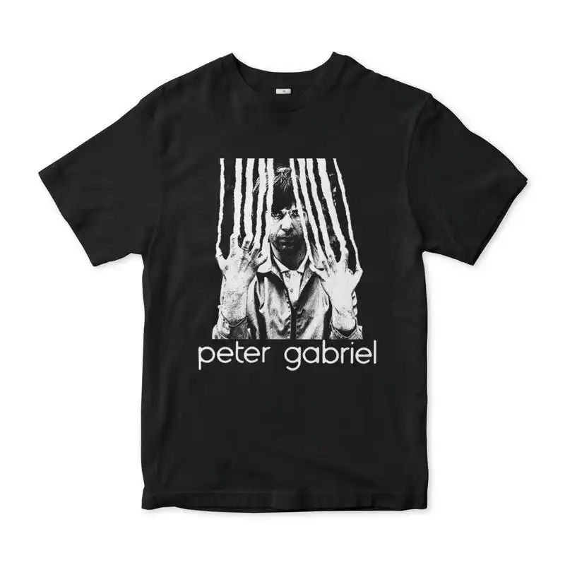 Peter Gabriel T-Shirt, Men's and Women's Sizes,Graphic Short Sleeve Crew Neck Cotton T-Shirt