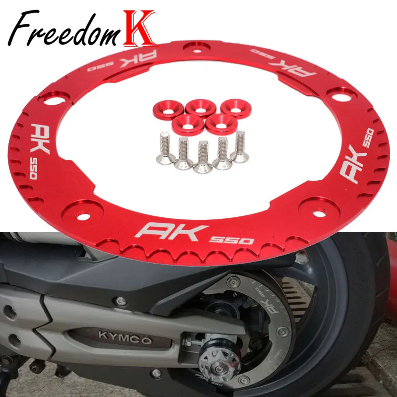 For KYMCO AK550 AK 550 2017 2018 2019 2020 Motorcycle Accessories CNC Aluminum Transmission Belt Pulley Drive Protective Cover