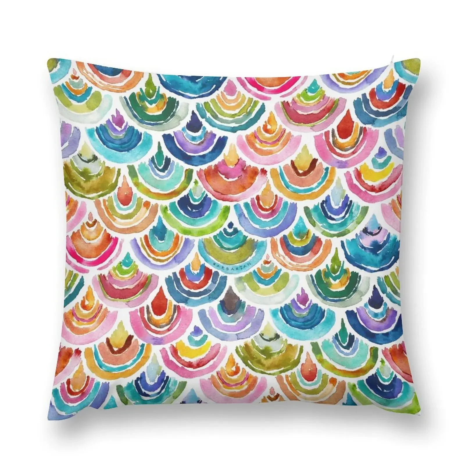 STRANGEBOW Rainbow Scallop Deep Throw Pillow Decorative Cushions For Living Room Pillowcases Cushion Covers Sofa pillow