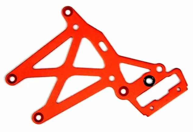 Voor en achter de tweede laagbeugels voor 1:5 HPI KM ROVAN BAJA 5B 5T 5SC