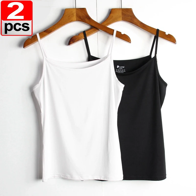 Sexy Camisoles Women Crop Tops Sleeveless Shirt Bralette Tops Solid Color Strap Skinny Vest Female Slimming Tanks Bra Underwear