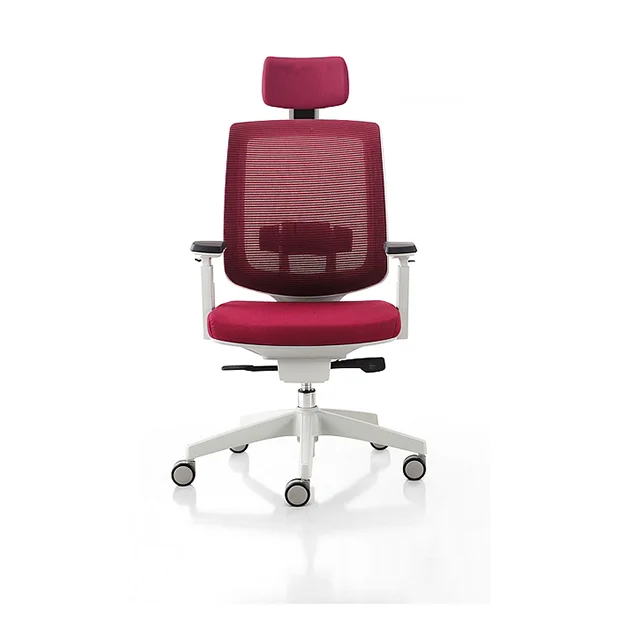 Multi-Functional High Back Ergonomic Staff Swivel Chair High Back Rocking Office Chair With Headrest