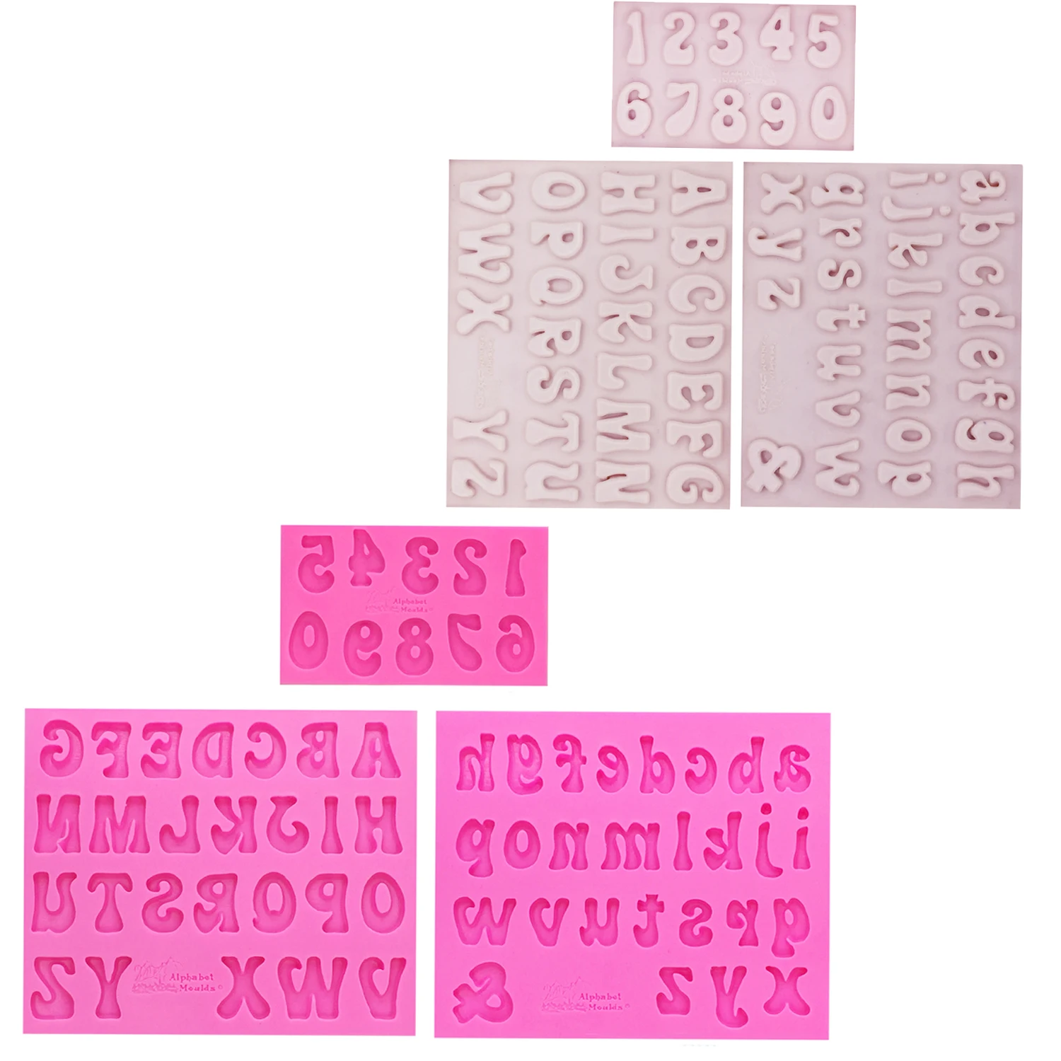 Alphabet Number Chocolate Silicone Mold for Baking Cake Decorating Candy Kitchen Baking Tool Supplies
