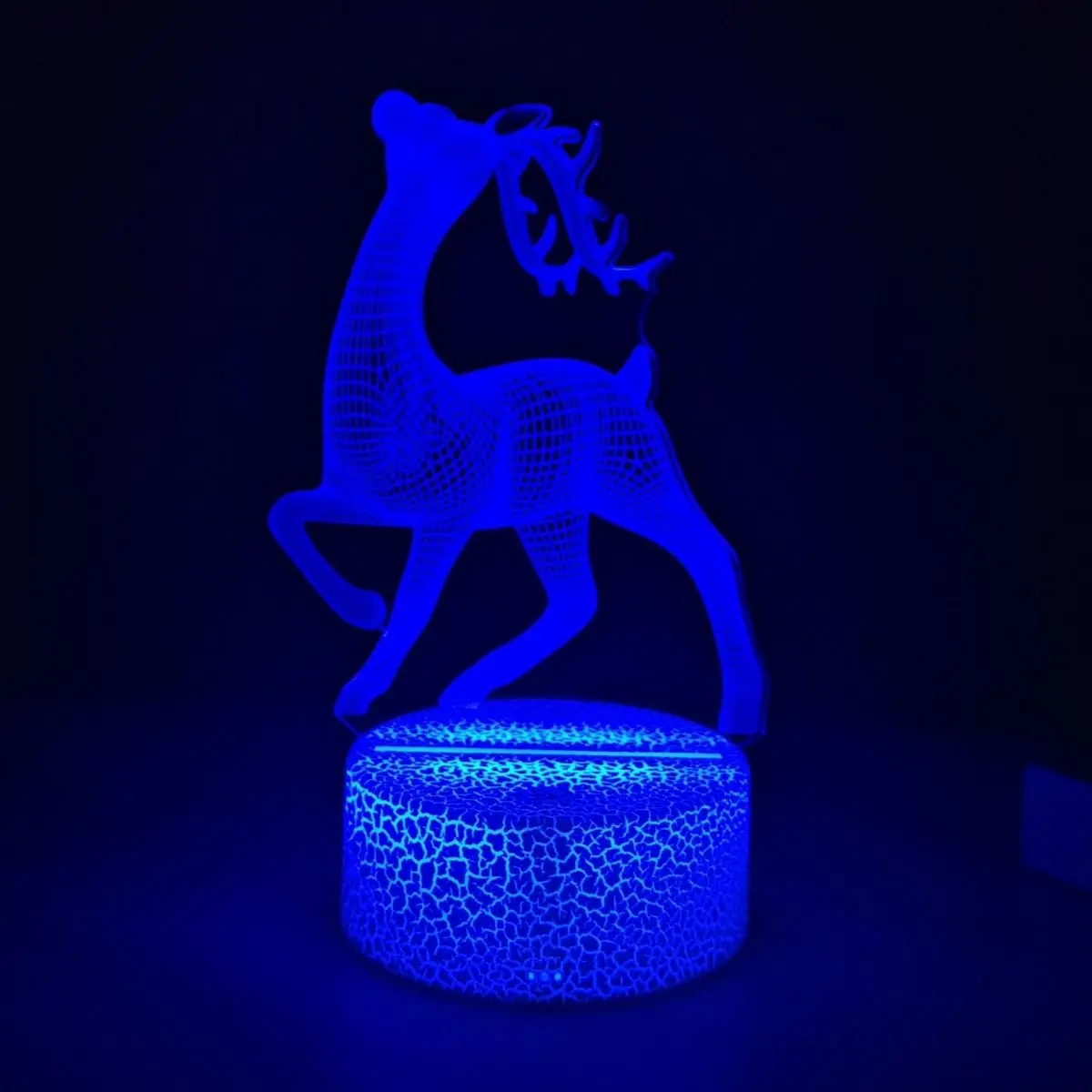 3D رصدت الغزلان ليلة ضوء الديكور غرفة نوم LED ضوء المنزل غرفة نوم سطح المكتب الديكور عيد الميلاد الديكور الإضاءة الفاخرة