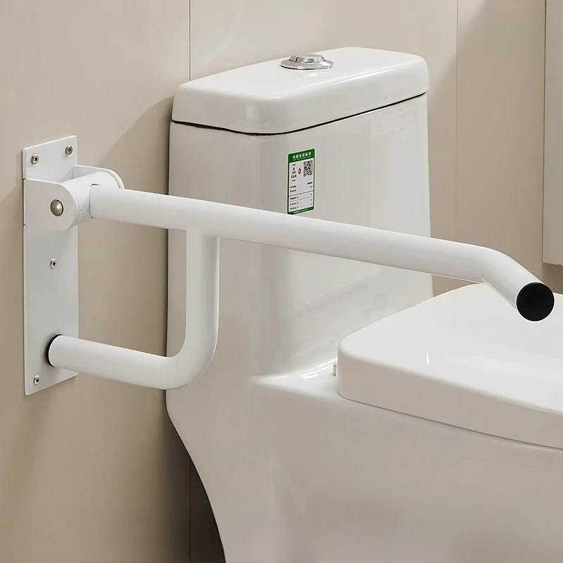 Stainless Steel Tub Handrails – Foldable, 220 Lbs Capacity, Commode Rail Disabled Handle Toilet Frame for Elderly Support Rails