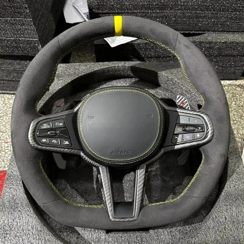 Custom Carbon Fiber Sport Steering Wheel Fit Supra Mk5 86 Auto Interior Modification Parts view 3
