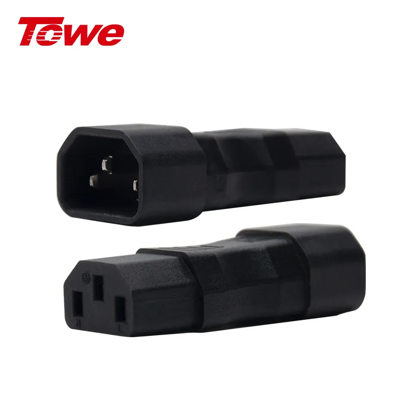 TOWE IEC C19 C20 C14 C15 Rewirable Power Plug Adapter EU UK AU DIY Wiring Converter Connector Socket AC Server PDU