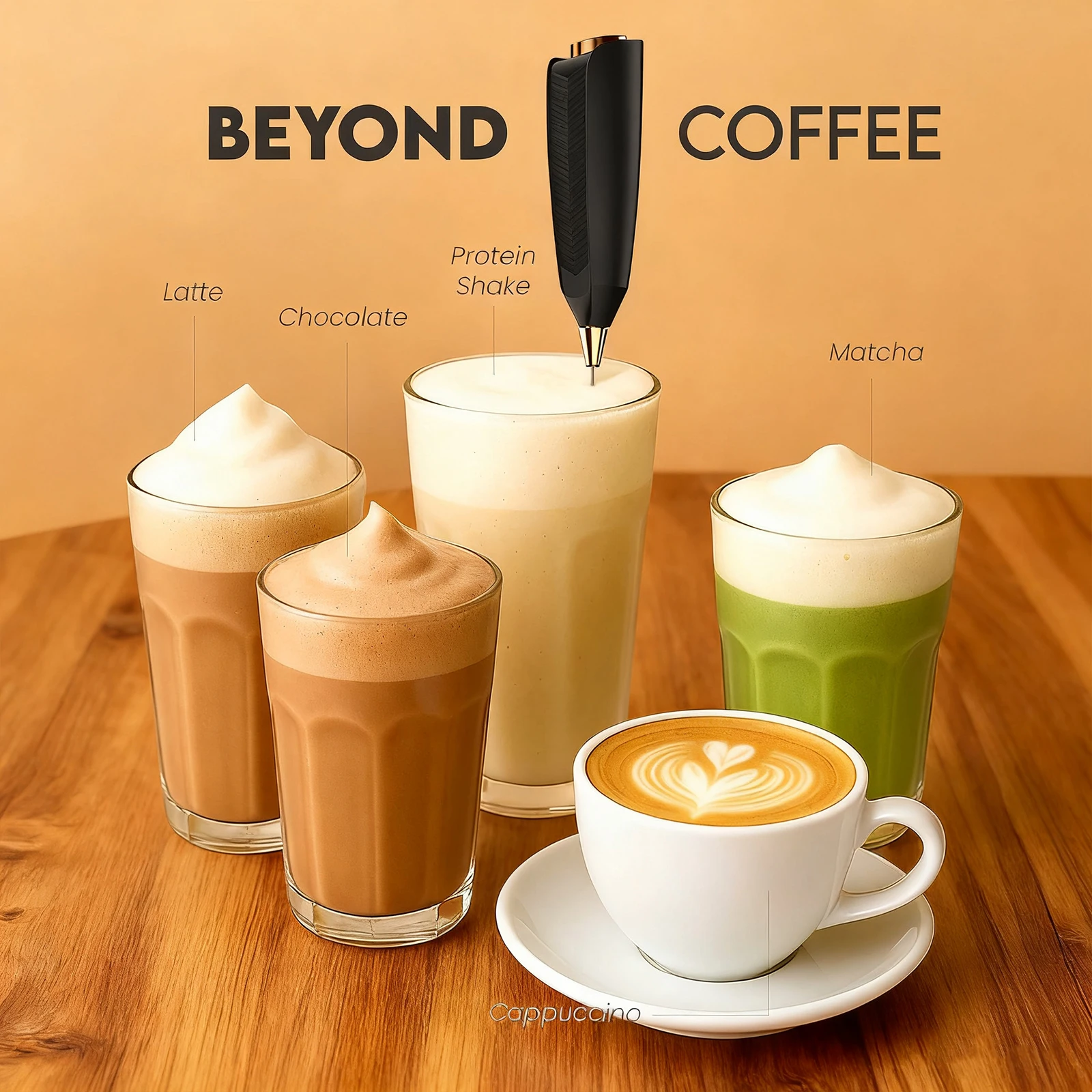 휴대용 전기 우유 거품기 음료 믹서 커피 라떼 카푸치노 제조에 적합 훌륭한 선물 선택