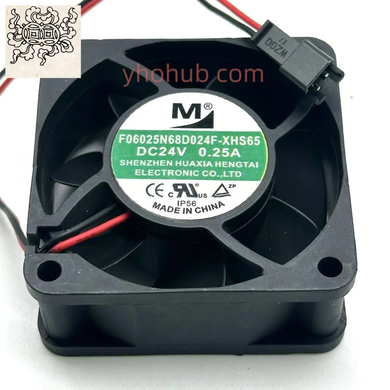 

Ltsf For M F06025N68D024F-XHS65 DC 24V 0.25A 60x60x25mm 2-Wire Server Cooling Fan