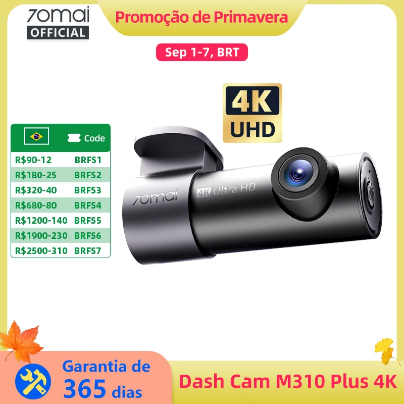【nuevo】70mai-dash-cam-m310-plus-4k-2160p-wdr-360-°-lente-giratoria-con-super-vision-nocturna-vigilancia-de-estacionamiento-24h-survr70mai-m310-plus-4k