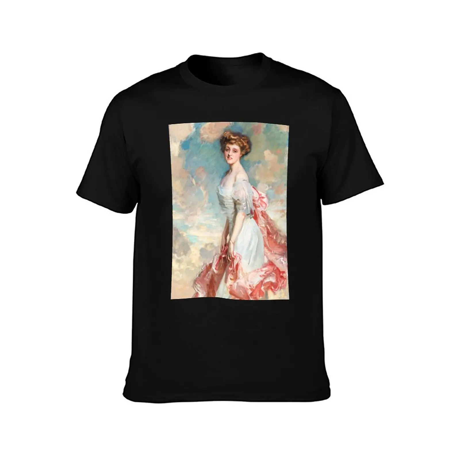 Miss Grace Woodhouse (1890) by John Singer Sargent T-Shirt Lightweight Basic Short Sleeve Shirt T-Shirt