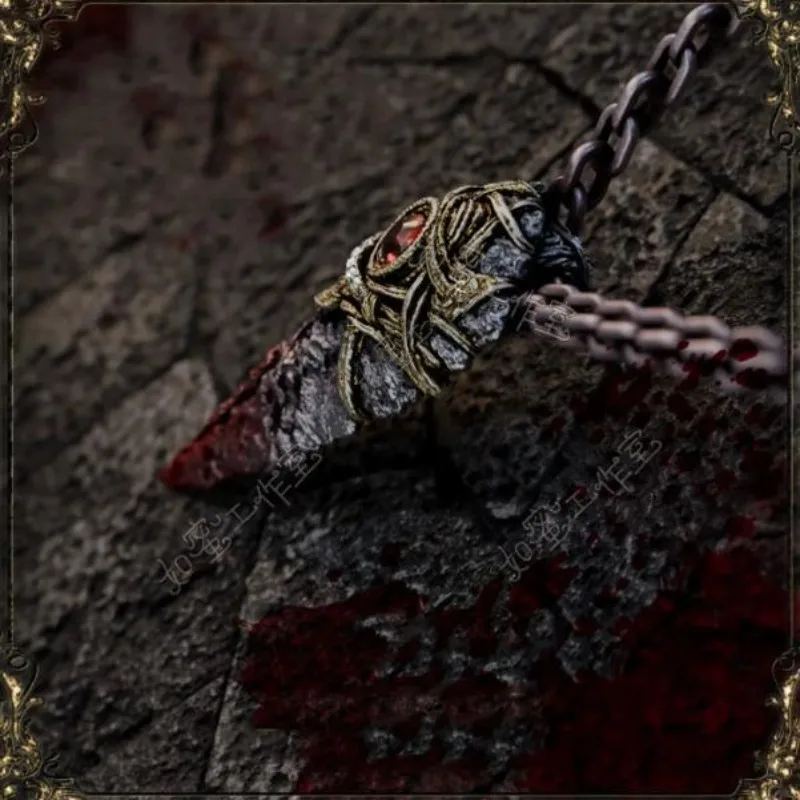 Pendant Beast Claw Talisman Necklace Gothic Anime Jewelry Pendant with Chain for Unisex Gamers
