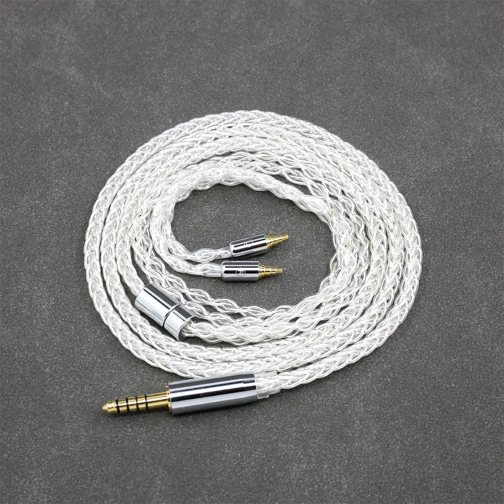 8 Core 99% 7n Pure Silver Palladium Earphone Cable For Sennheiser IE40 Pro IE40pro LN008790