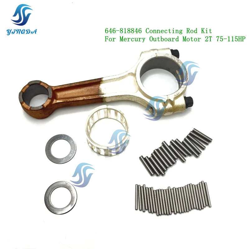 646-818846 Connecting Rod Kit For Mercury Outboard Motor 2T 75-115HP,644-818141A2 For Mercury Outboard Motor 115HP