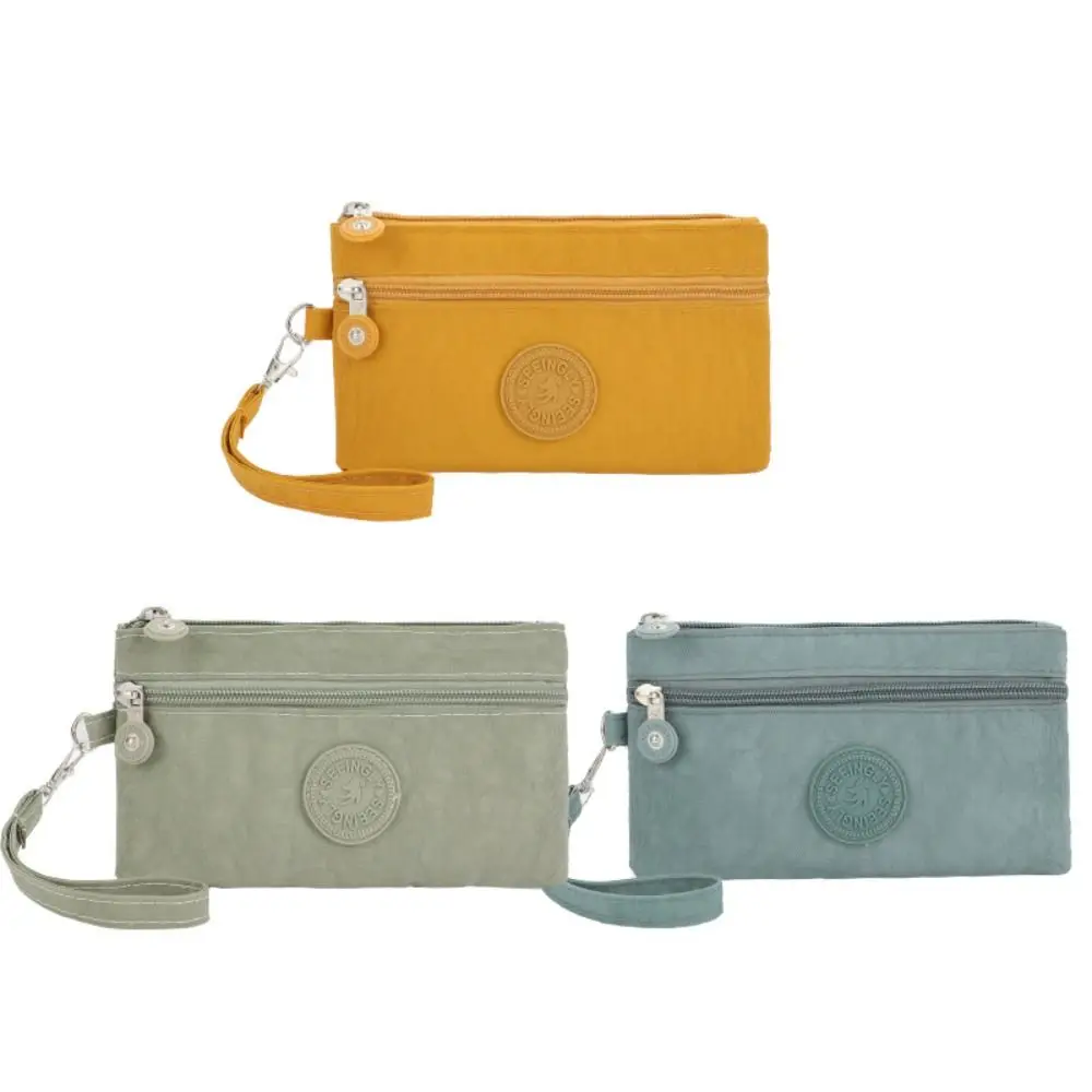 New Zipper Women Wallet Portable Nylon Coin Purse Gifts Handbag Mobile Phone Bag Ladies