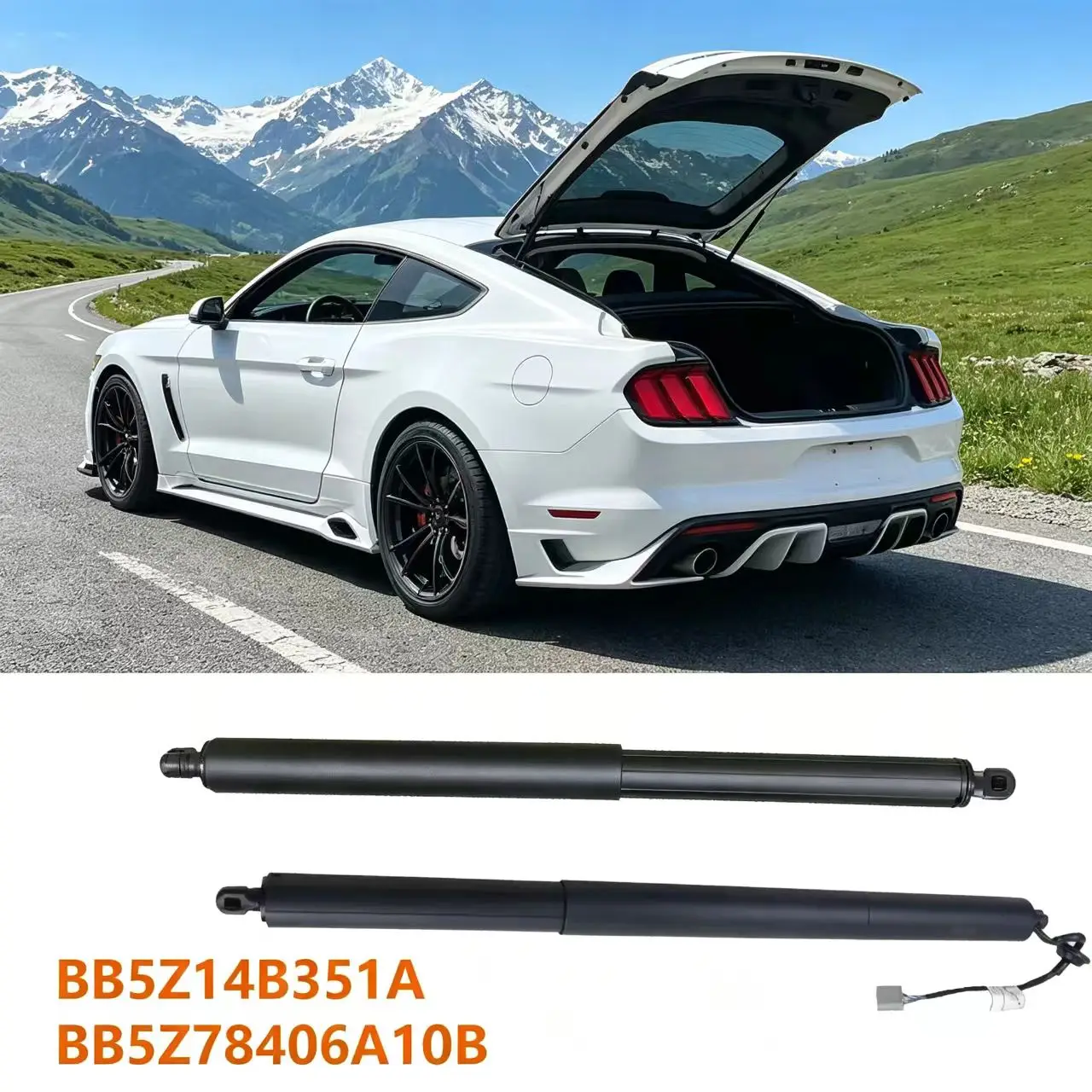 For 2011-2015 Ford Explore D4 U502 Tailgate Gas Spring Struts Tailgate Power Lift Supports FB5Z14B351A BB5Z78406A10B
