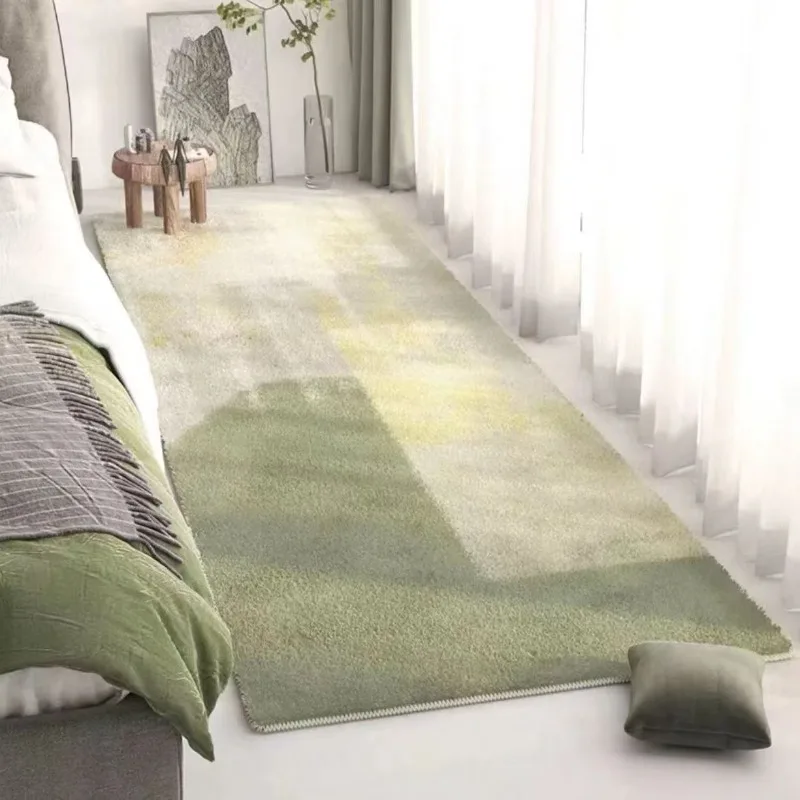 

Imitation cashmere bedroom bedside blanket non-slip household floor mat bay window blanket thickened anti-drop floor mat