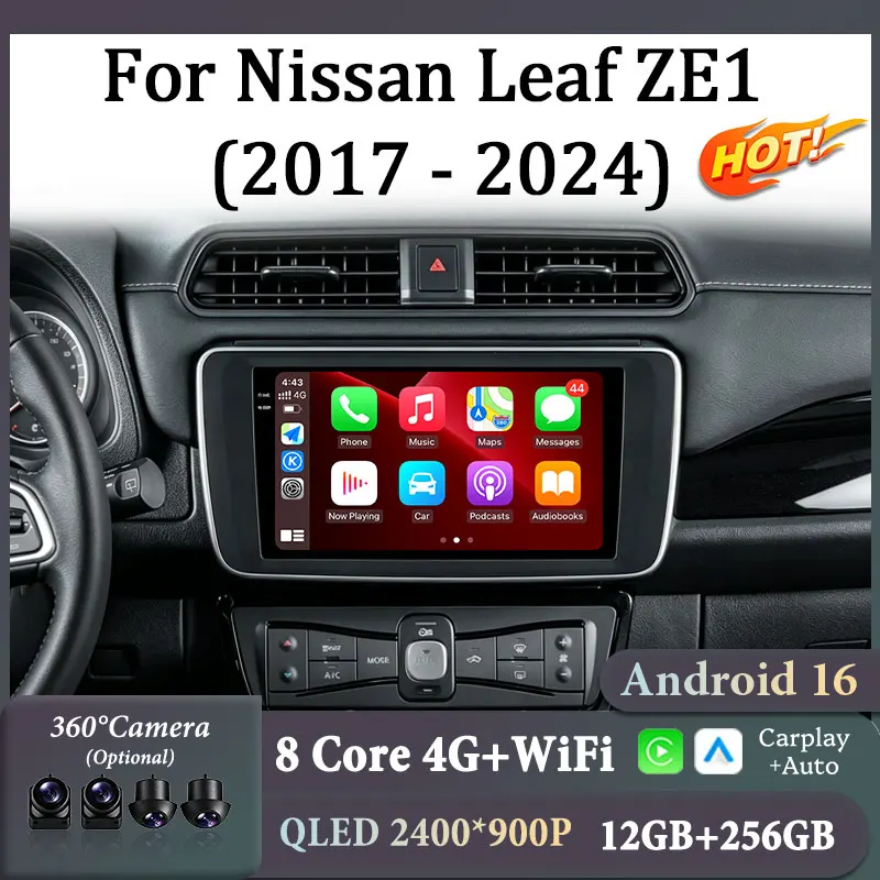 pour-nissan-leaf-ze1-2017‑2024-lecteur-multimedia-intelligent-android-pour-voiture-ecran-9-pouces-gps-navigation-carplay-sans-fil-android-auto-wifi-dsp