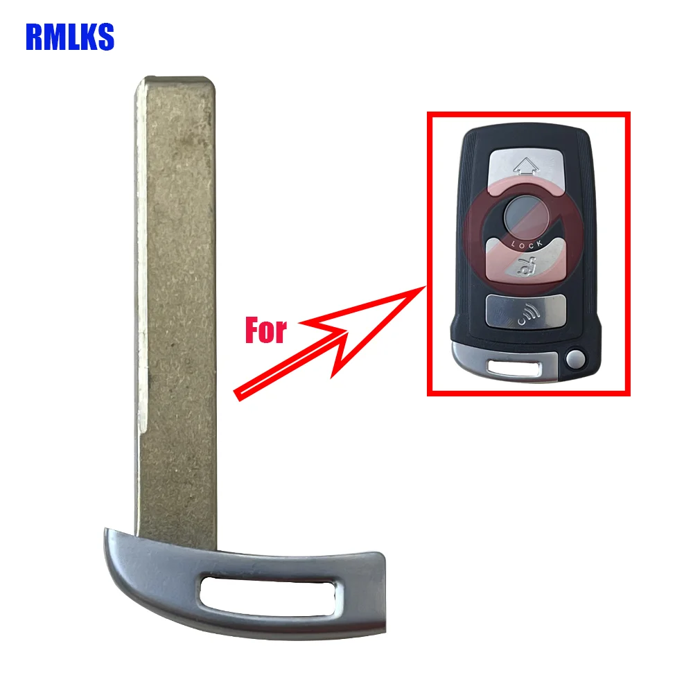 Insert Emergency Blade For BMW 1 3 5 7 Series F FEM CAS4 X5 X6 Mini Smart Remote Key Shell Case Uncut Blade Replacement