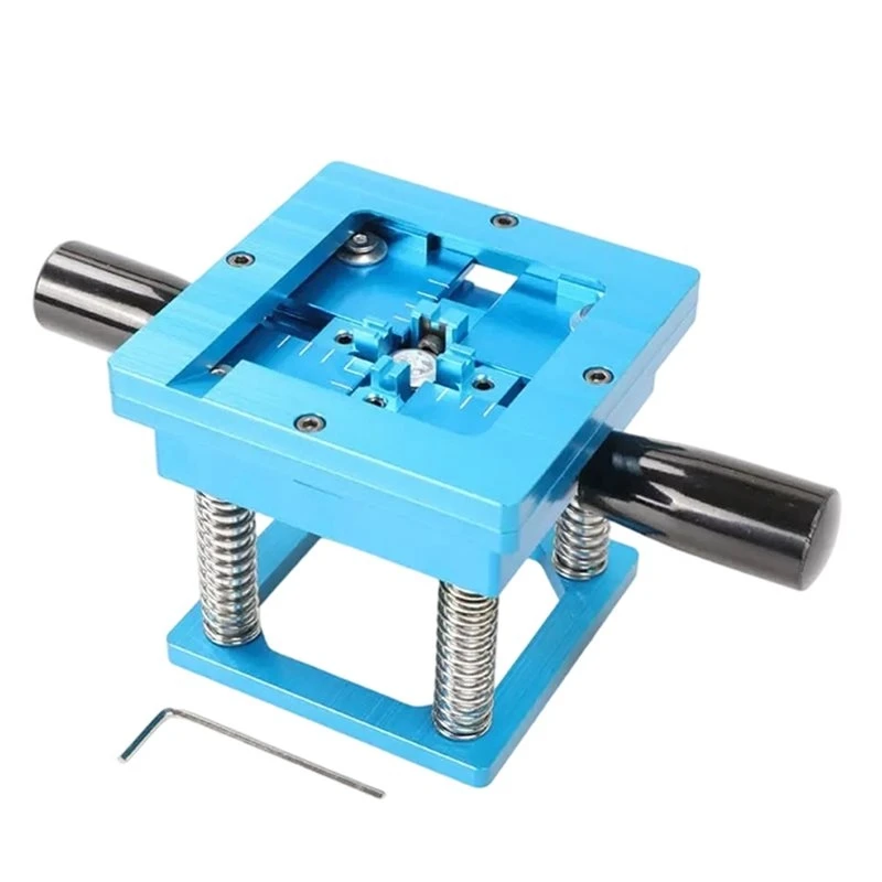 AA81-BGA Reballing Kit Station Stencils Template Holder Fixture Jig 90X 90MM Universal 0.3-0.76Mm With Handle
